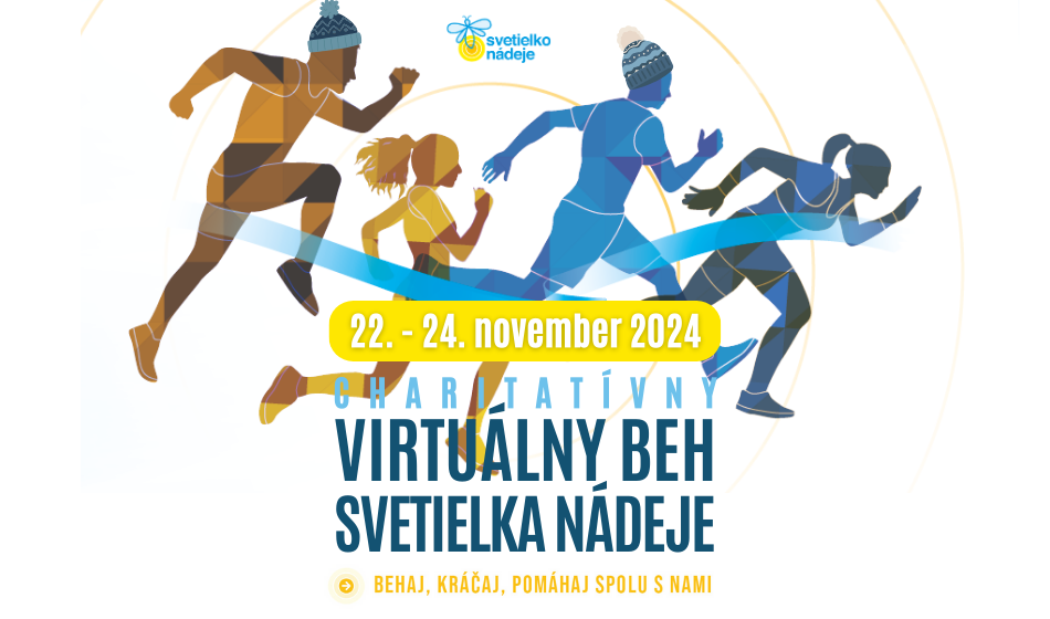 charitatívny virtuálny beh svetielka nádeje