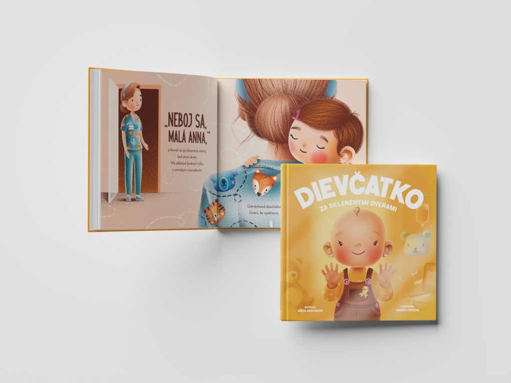 Kniha Dievčatko za sklenými dverami