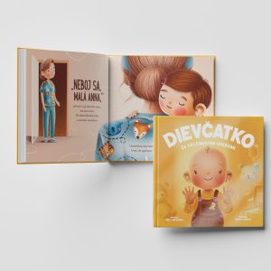 Kniha Dievčatko za sklenými dverami